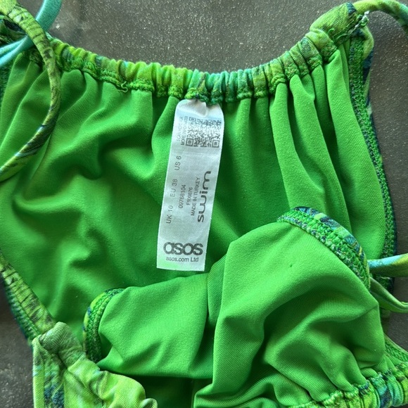 ASOS Design Exotic Palm Print Bikini - Picture 7 of 11